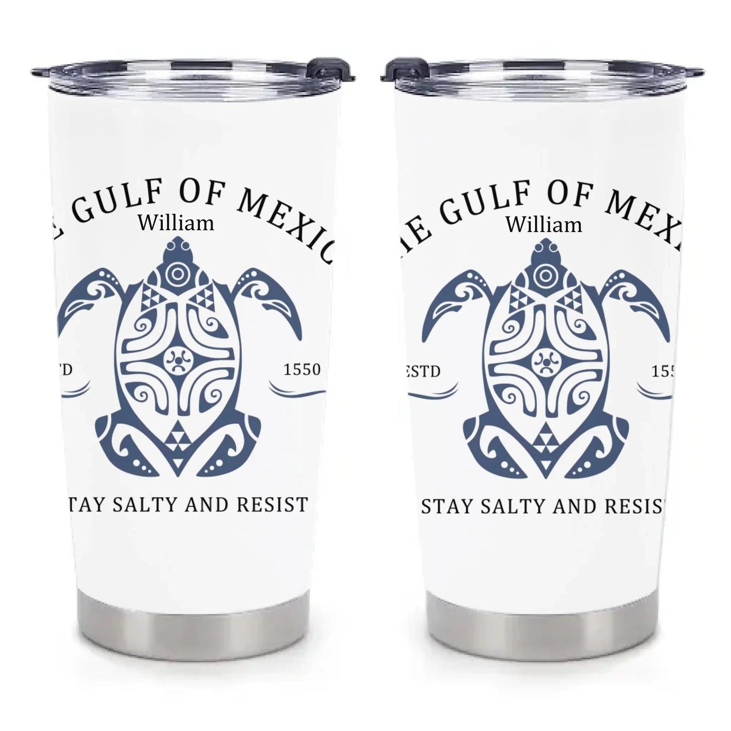 Custom Gulf of Mexico Printed Mugs - Personalised Name Gulf of Mexico Themed Printed Trendy Mugs - A Gift For Family,Friend,BFF