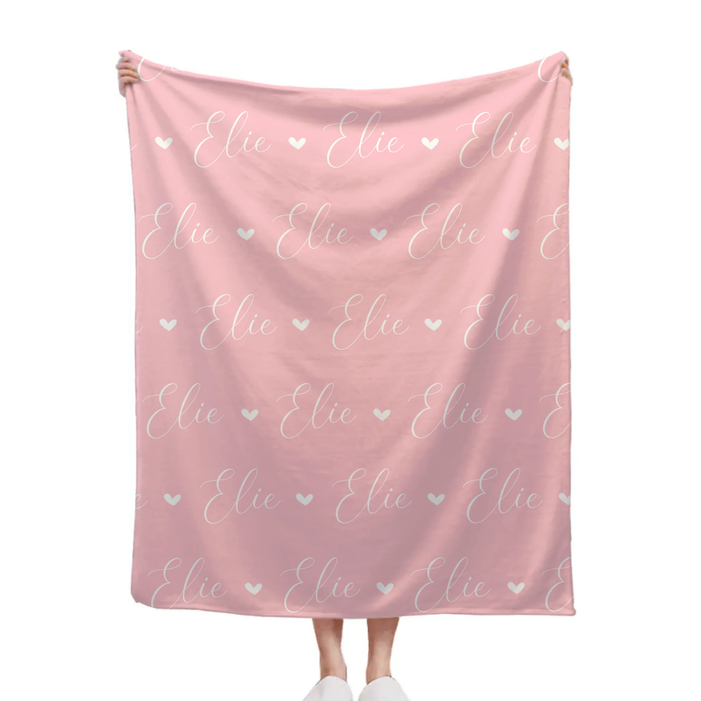 Personalized Name Customized Blanket | Multi Color Gift for Newborns, Children, and Families