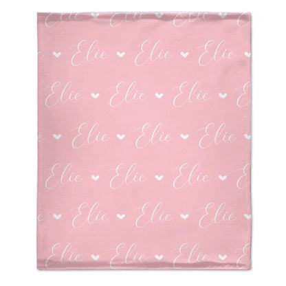 Personalized Name Customized Blanket | Multi Color Gift for Newborns, Children, and Families
