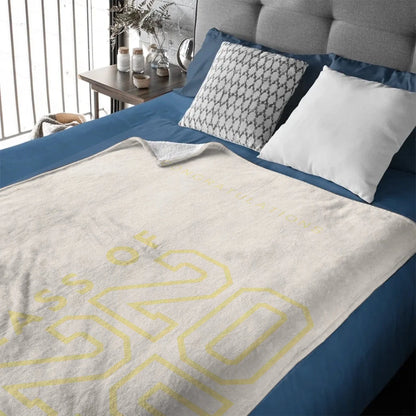 Class of 2025 Customized Graduation Blanket - Personalized with school name - Graduation Gifts for Kids, Classmates and Friends