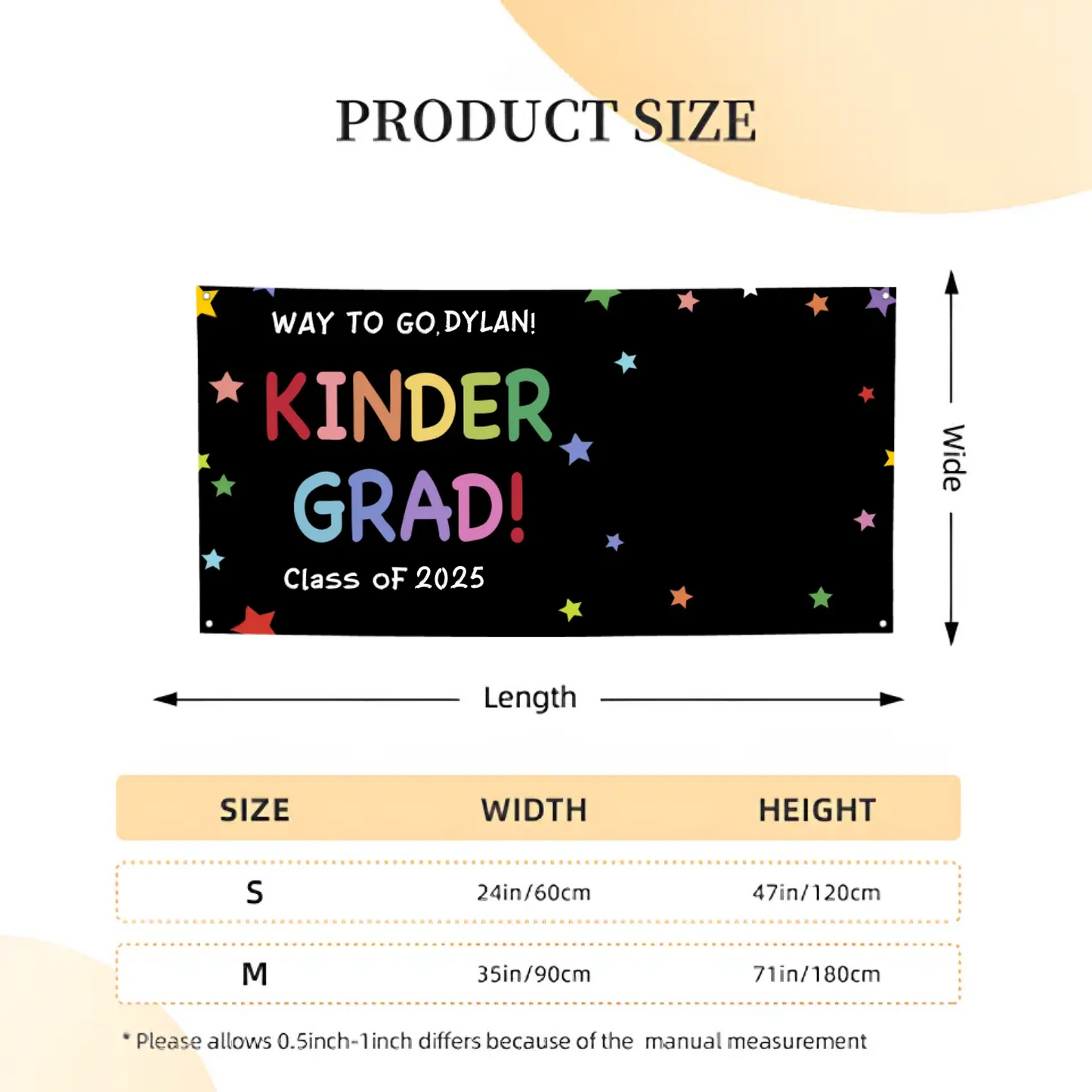 Way To Go- Customized Graduation Banners With Names And Photos For Primary And Secondary School Students - Souvenirs For Children'S Graduation Parties