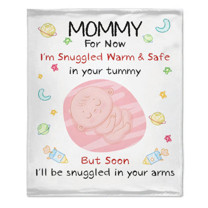 Personalized Baby Blessing Blanket - Custom Keepsake Gift for Newborns & Families