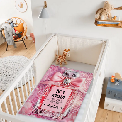 No1 Mom Ever - Personalized Mother Blanket，Mother's Day gift