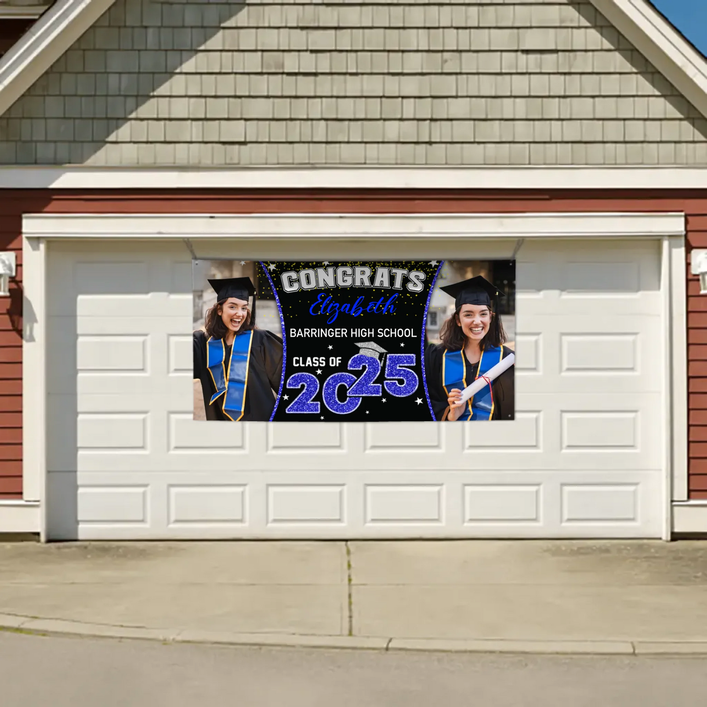 2025 Graduation Banner - Custom Photo Graduation Commemorative Gift