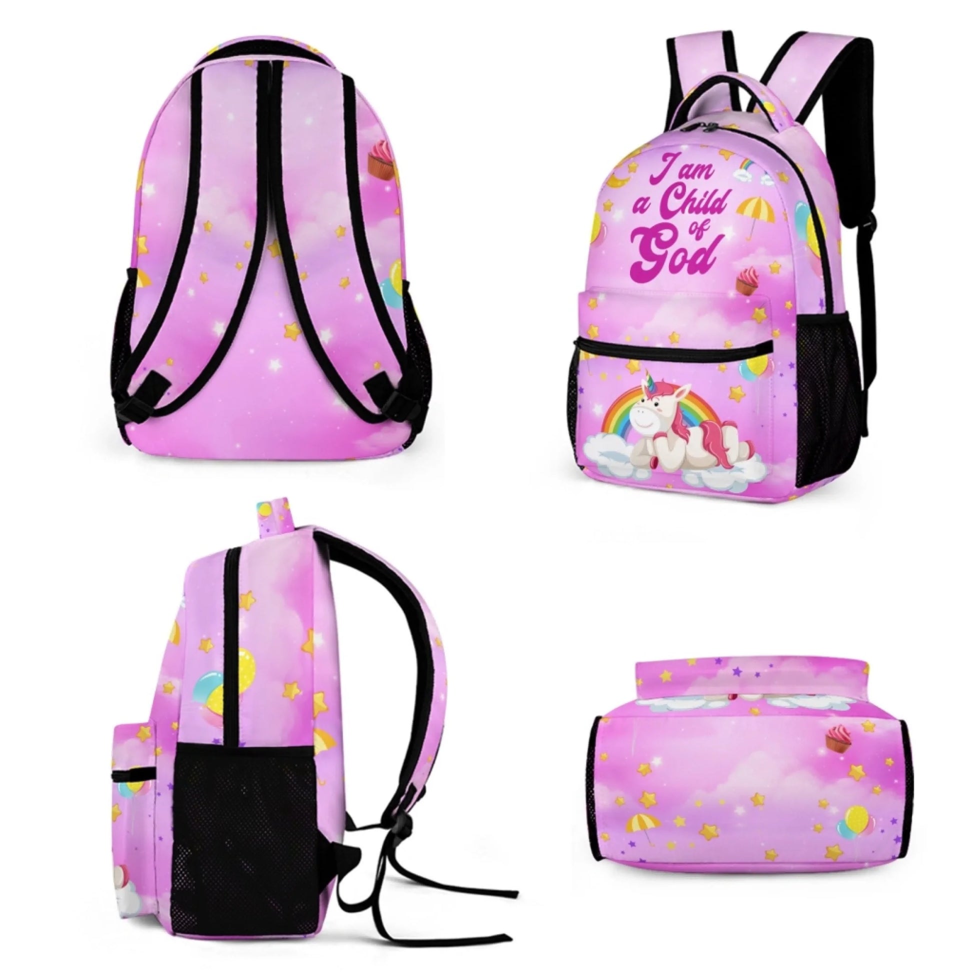 I Am A Child Of God - Personalized Name Customized School Bag - A Great Gift For Your Child For The School Season!_SG4IIQVPVARQ8-4