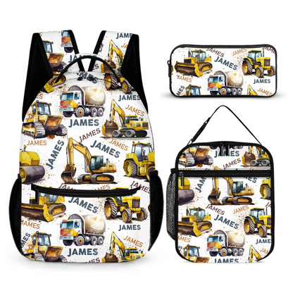 Customized Name-Engraved Backpack - Personalized Character - Gift for Children