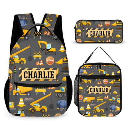 Customized Name-Engraved Backpack - Personalized Character - Gift for Children