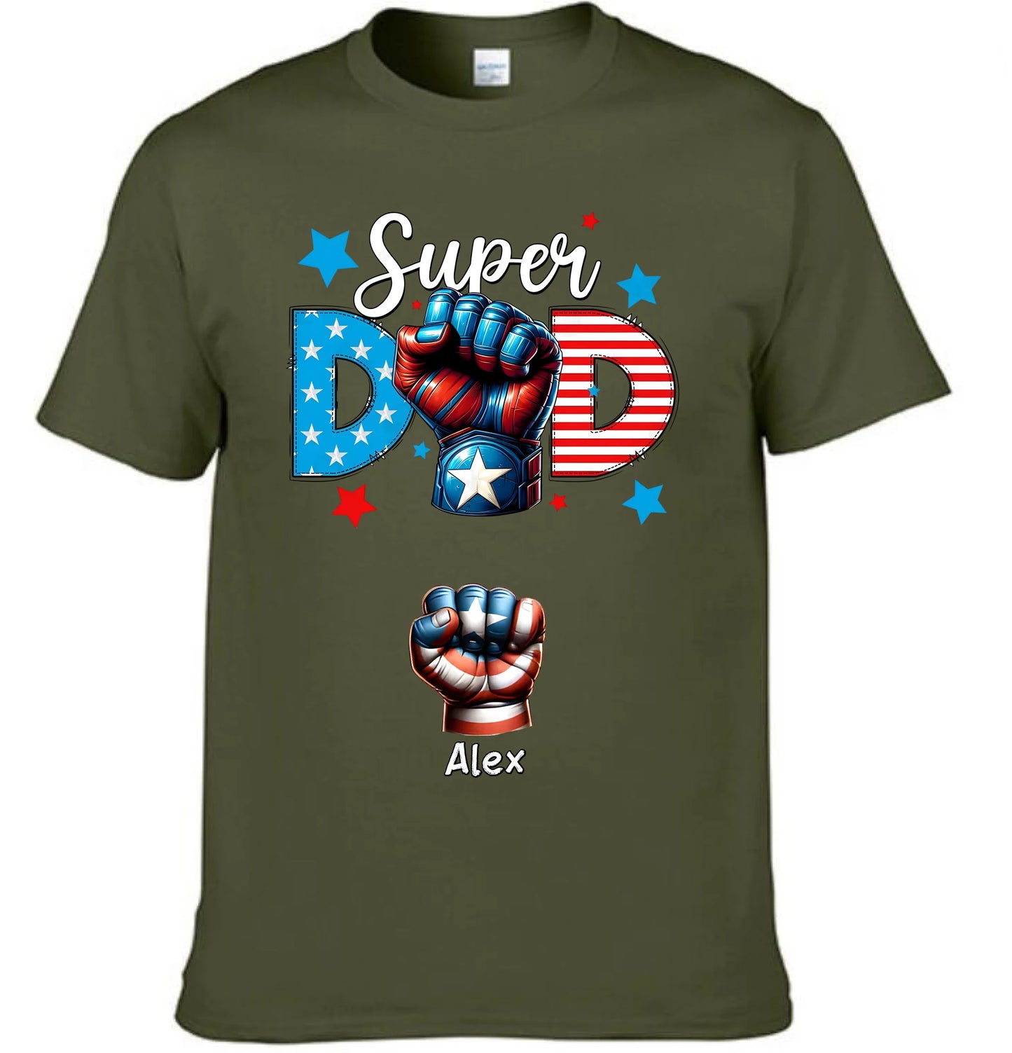 Super Dad - Personalized t-shirt For Dad,Gift For Dad