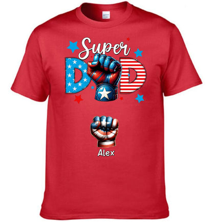 Super Dad - Personalized t-shirt For Dad,Gift For Dad