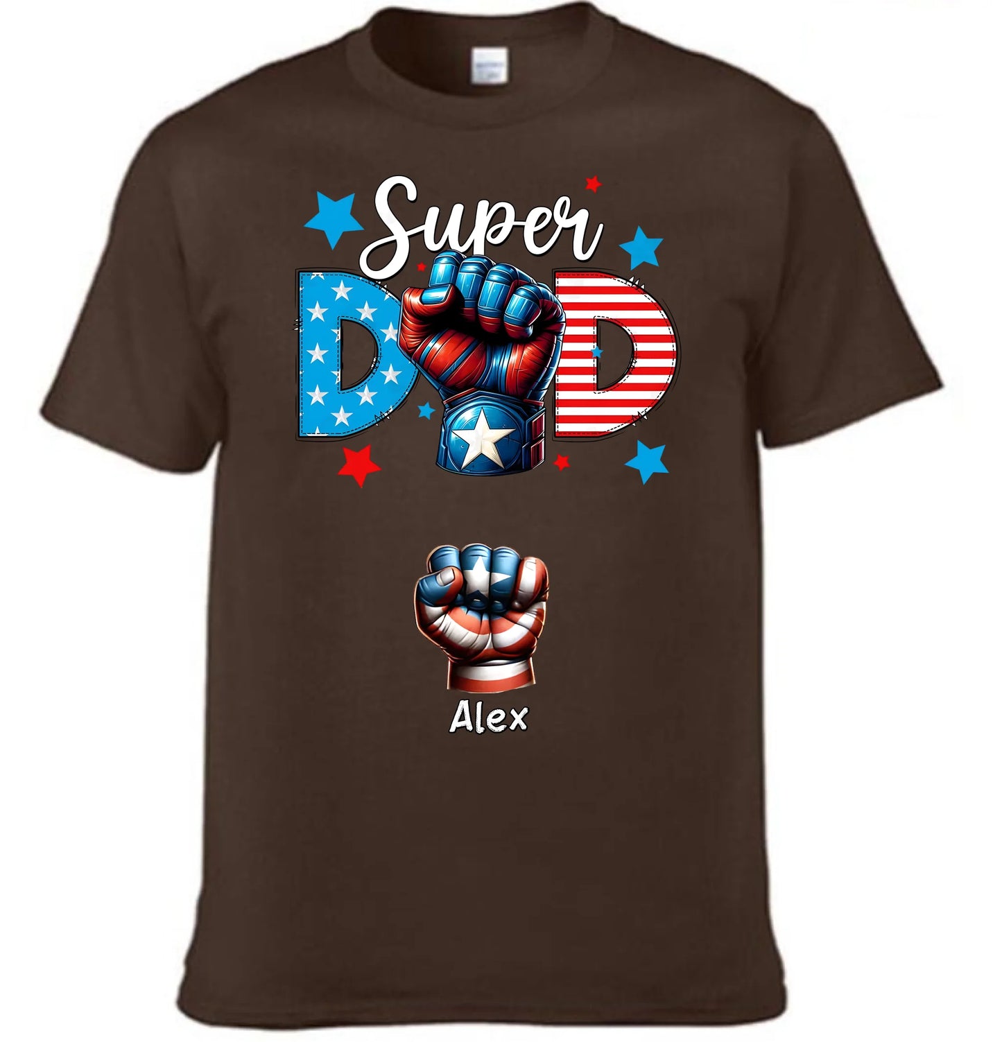 Super Dad - Personalized t-shirt For Dad,Gift For Dad