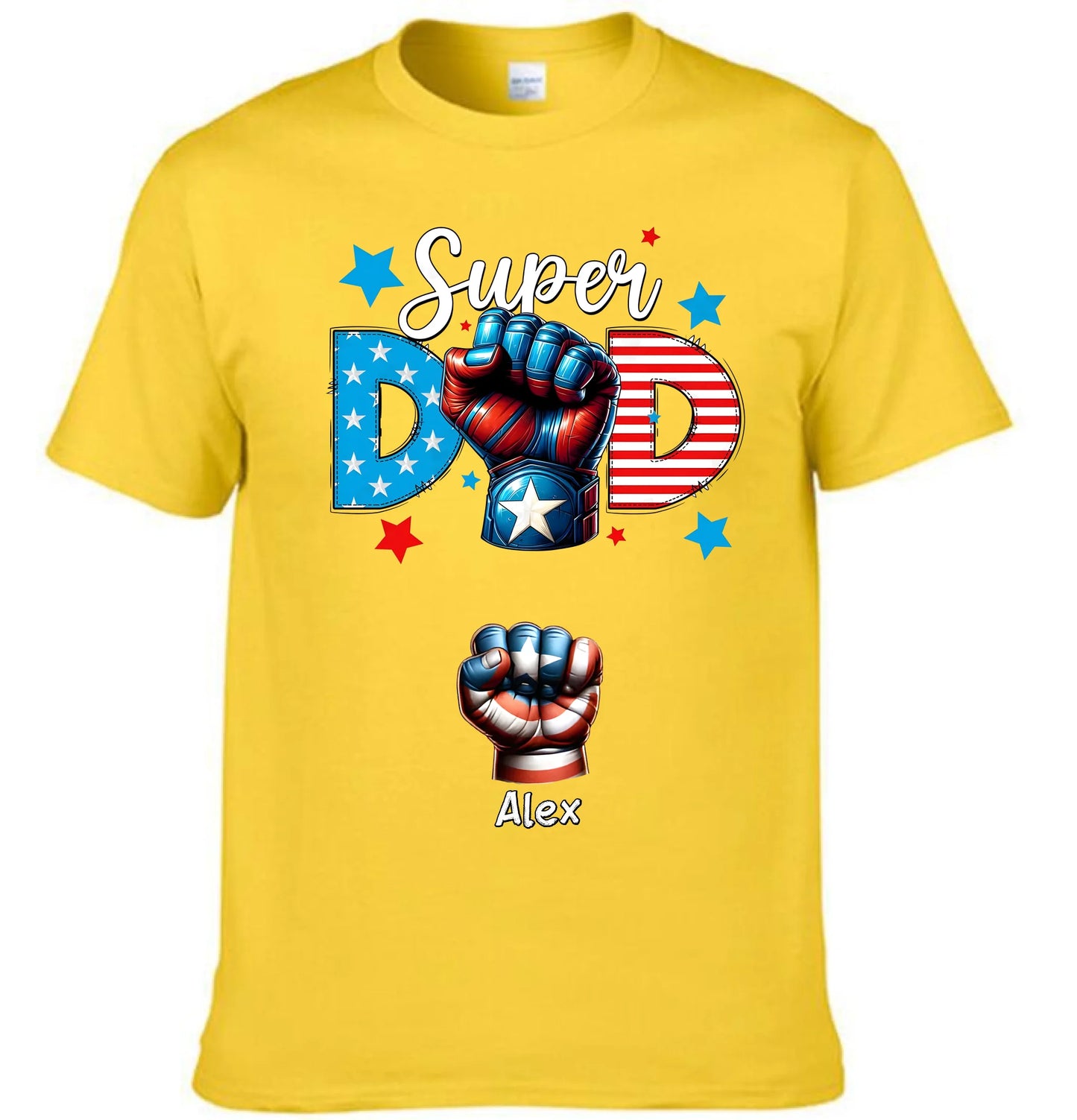 Super Dad - Personalized t-shirt For Dad,Gift For Dad