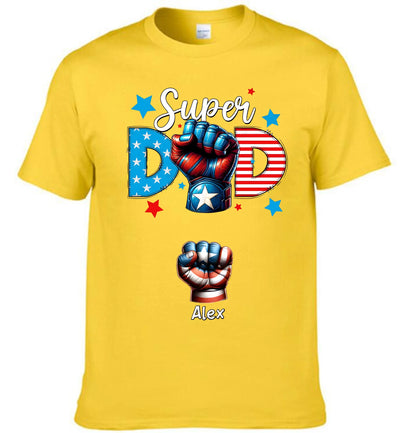 Super Dad - Personalized t-shirt For Dad,Gift For Dad