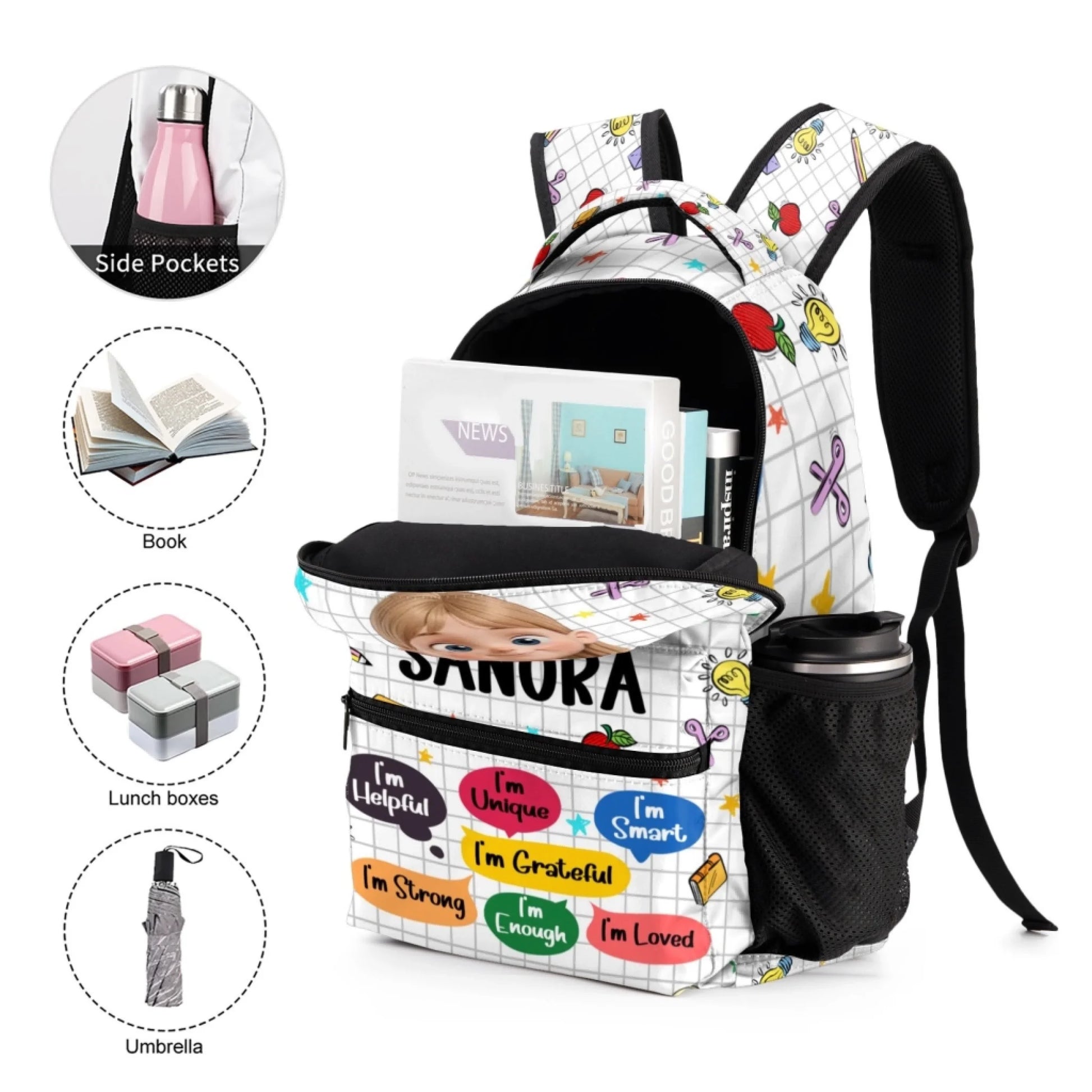 I'm Kind I'm Brave | Personalized Backpack1_SG4LKM706197B-5