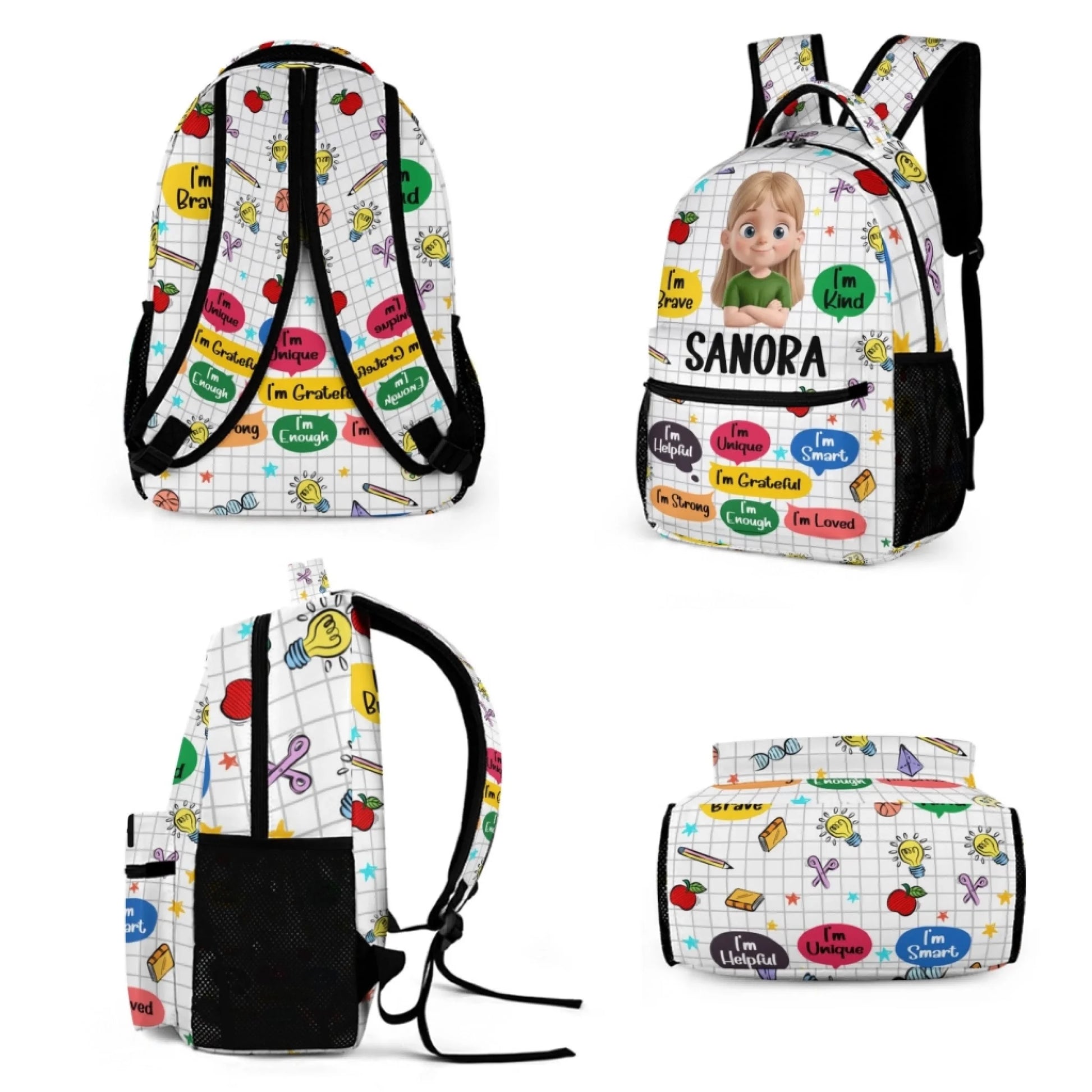 I'm Kind I'm Brave | Personalized Backpack1_SG4LKM706197B-4