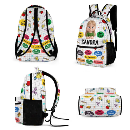 I'm Kind I'm Brave | Personalized Backpack1_SG4LKM706197B-4