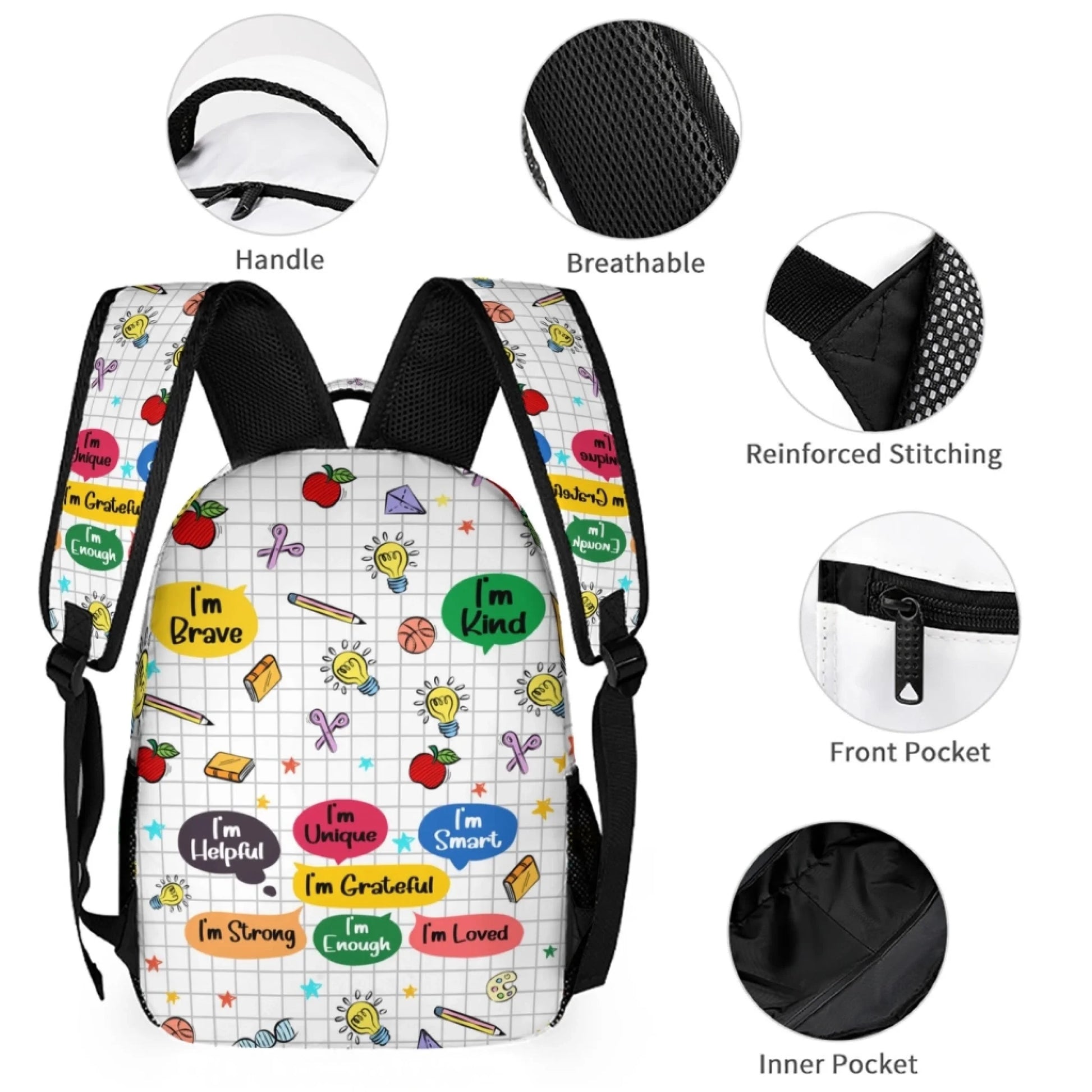 I'm Kind I'm Brave | Personalized Backpack1_SG4LKM706197B-6
