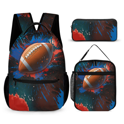 Boy'S Personalized Ball-Themed Name Custom Backpack - Start The School Season Off Right With A Backpack For The Kid Who Loves Sports!
