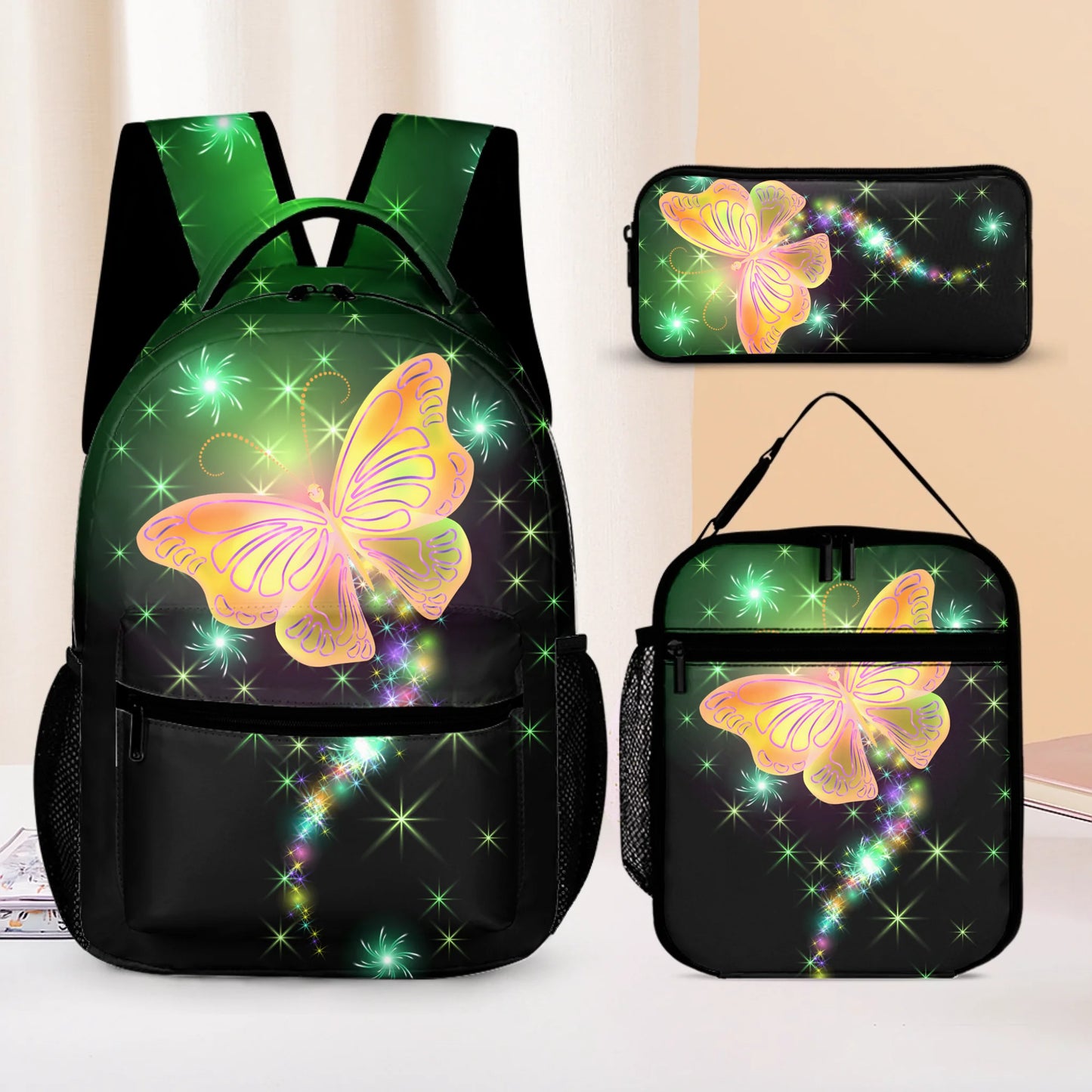 free shipping✈️  Dazzling Butterfly Name Customized Backpack - School Season Gift for Kids🦋