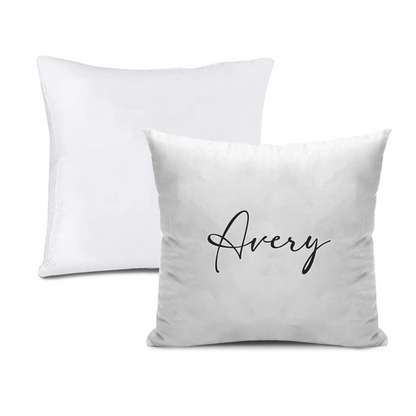 Custom Bunny Carrot Initial Pillow - Personalized Easter Bunny Name Cushion - Gift for Kids