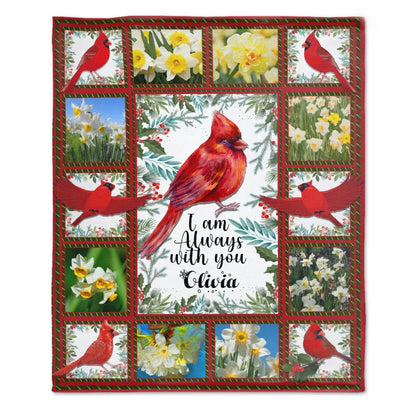 Custom Name I'm Always With You Blanket