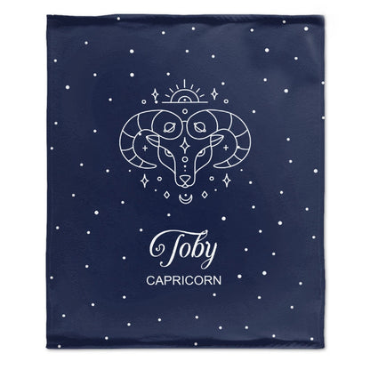 Personalized Horoscope Zodiac Blanket