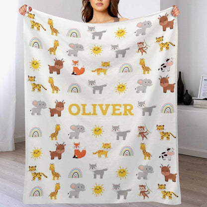 Personalised baby blanket Personalised Baby gift, new baby gift