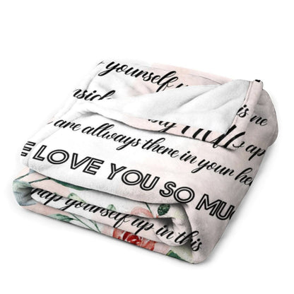Personalized Custom Name Blanket-To Our Daughter To My Daughter