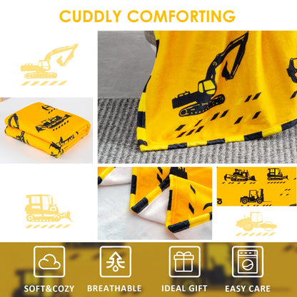 Personalized Truck Blanket - Gifts for Kids