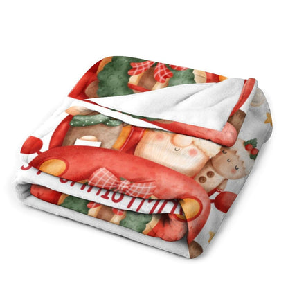 Personalized Baby's First Christmas Trip Blanket
