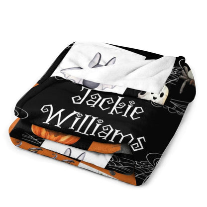 Personalized Halloween  Spooky Season Kids Blanket