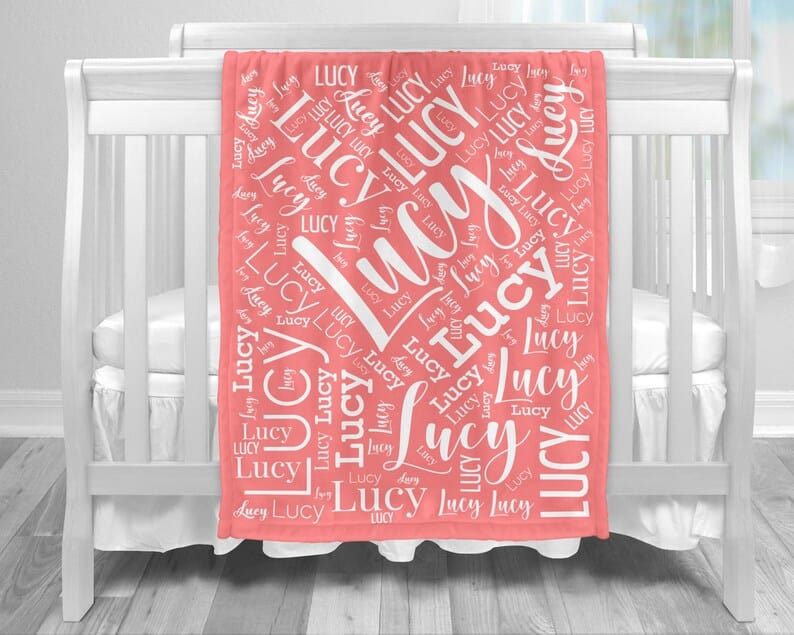 We pay shipping✈️Personalized Name Customized Soft Blanket