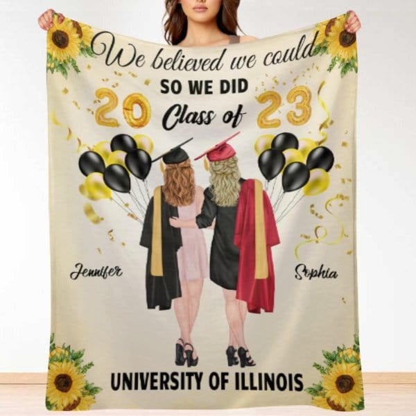 We Believed We Could So We Did - Personalized Blanket - virudhaka