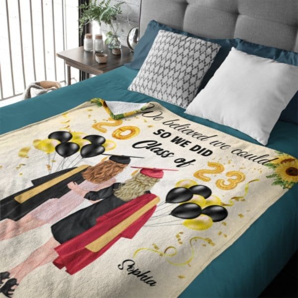 We Believed We Could So We Did - Personalized Blanket - virudhaka