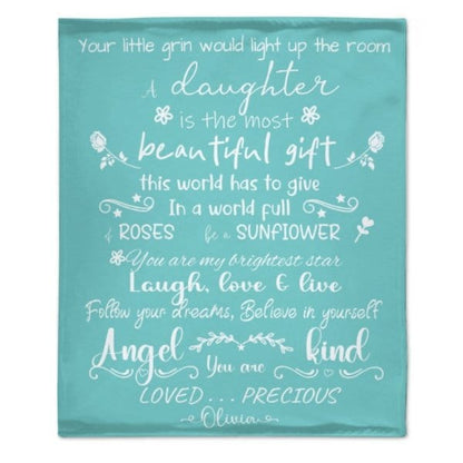 Your Little Grin Would Light Up The Room - Family Blanket - New Arrival, Christmas Gift For Daughter - Virudhaka