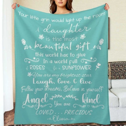 Your Little Grin Would Light Up The Room - Family Blanket - New Arrival, Christmas Gift For Daughter - Virudhaka